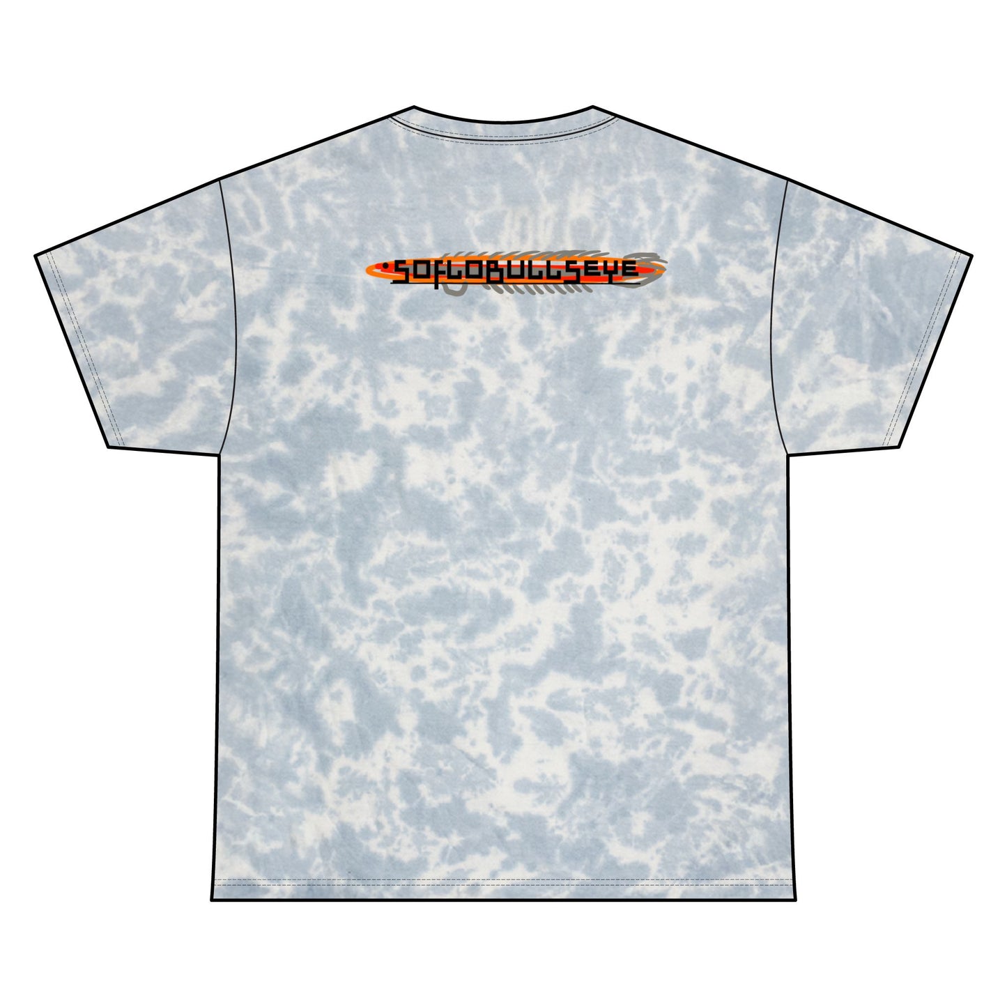 Litter Peacock Tie Dye Tee, Eco-Friendly Cotton Shirt
