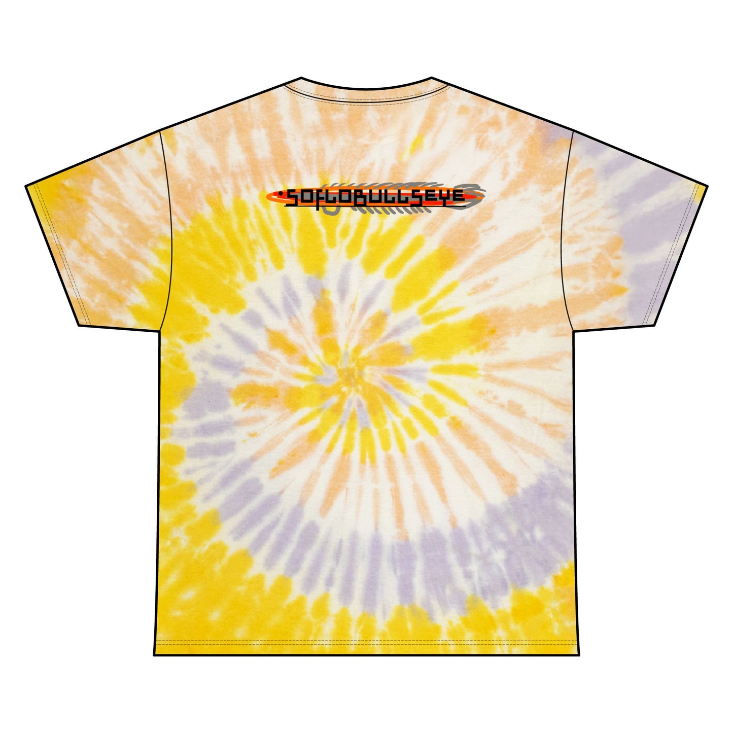Litter Peacock Tie Dye Tee, Eco-Friendly Cotton Shirt
