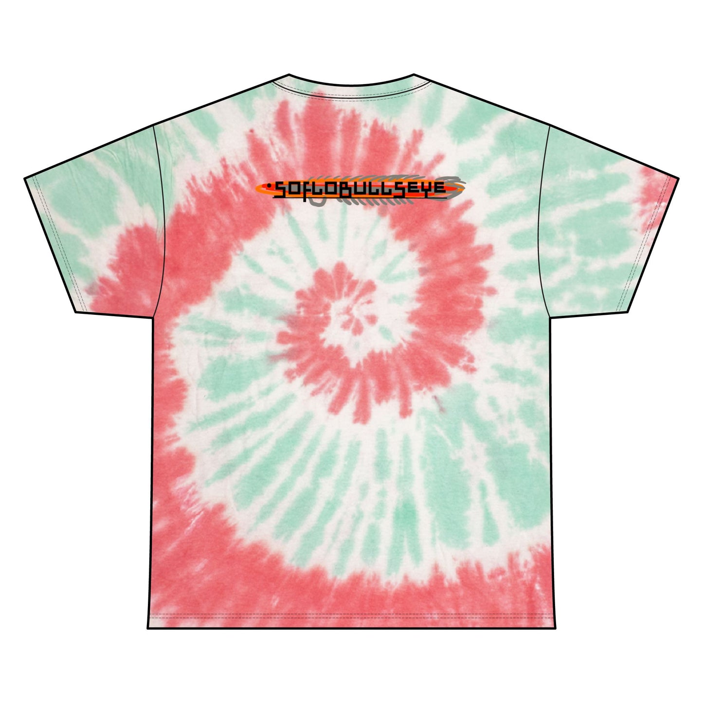 Litter Peacock Tie Dye Tee, Eco-Friendly Cotton Shirt