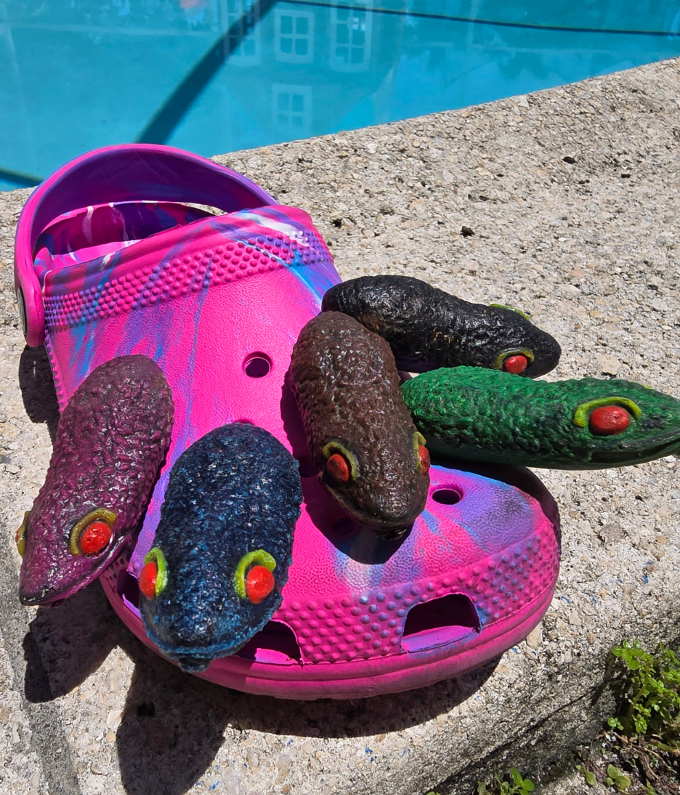 Frog Shoe Charms-jibitz