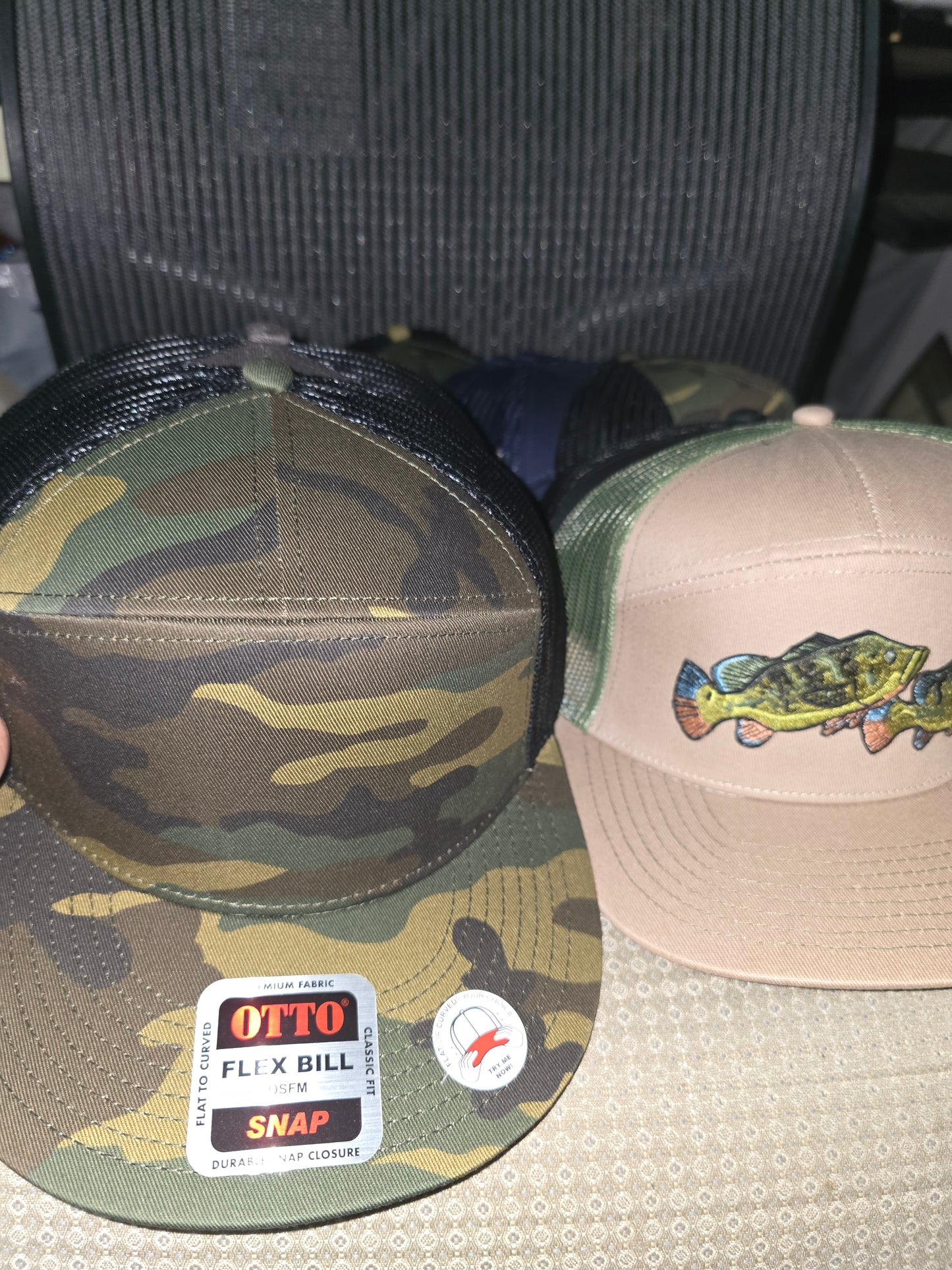 Custom Embroidered Patch Fishing Hats