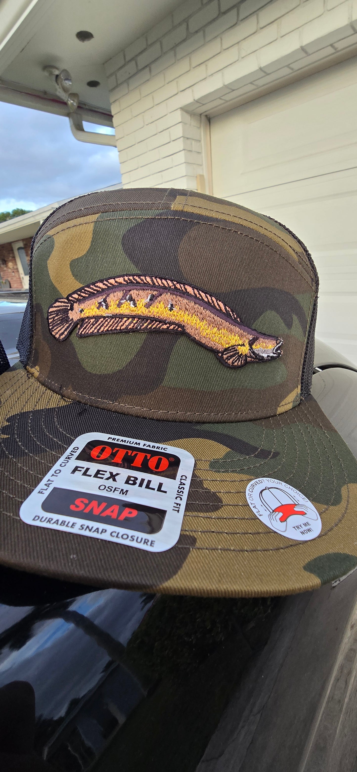 Custom Embroidered Patch Fishing Hats
