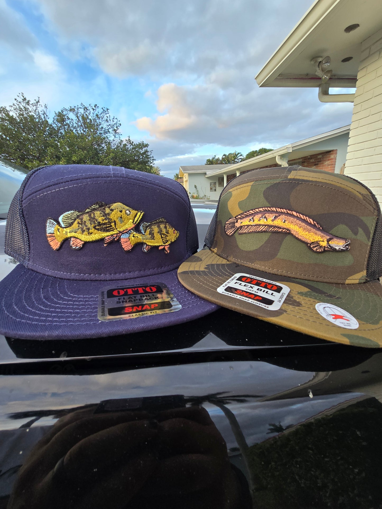 Custom Embroidered Patch Fishing Hats