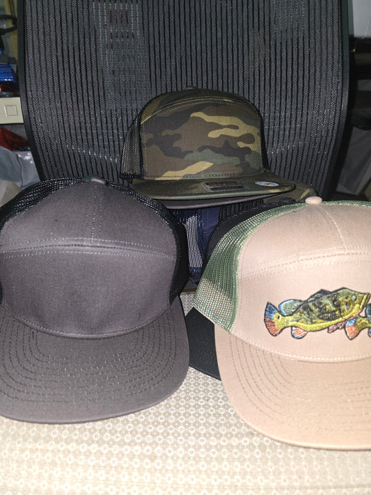 Custom Embroidered Patch Fishing Hats